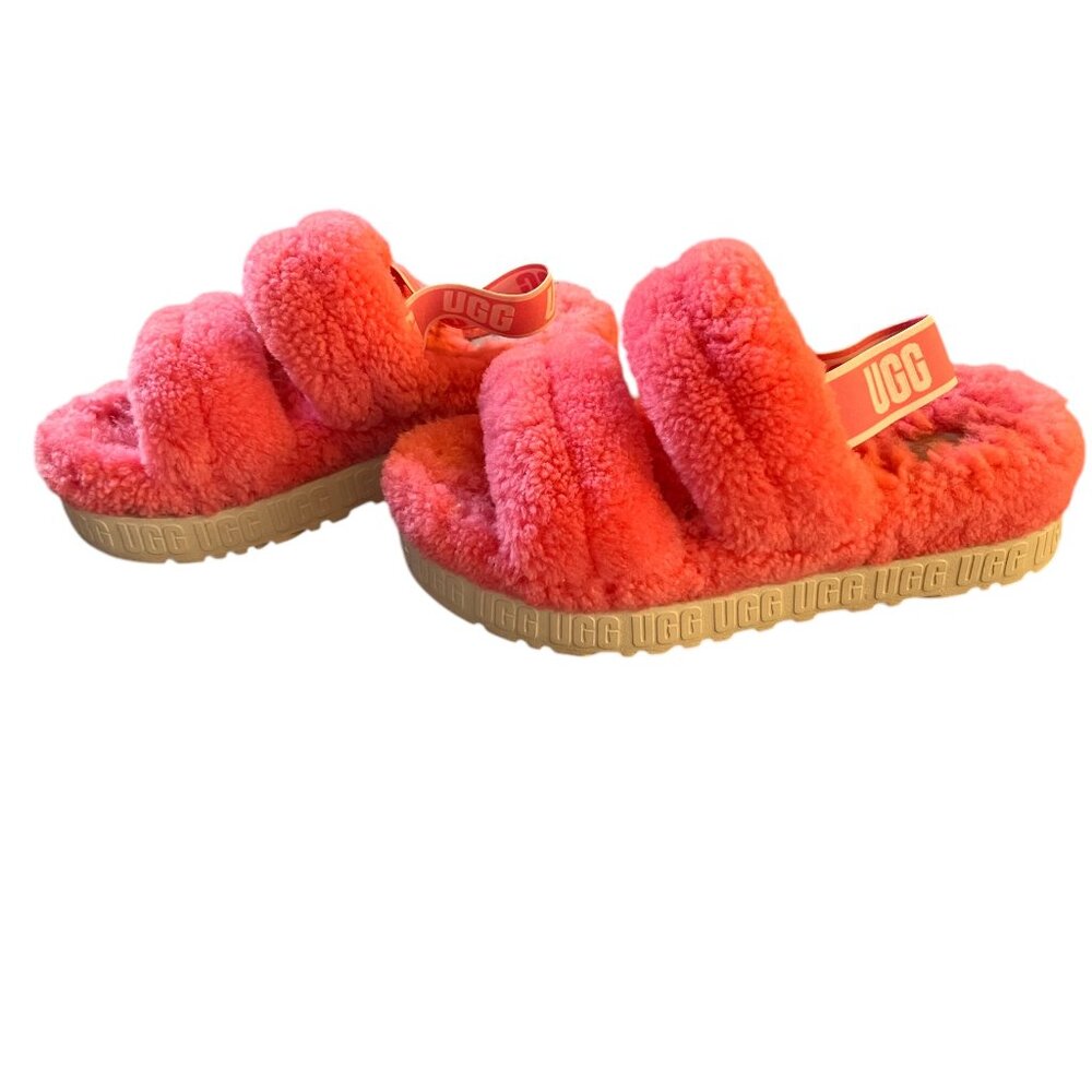 UGG "Oh Fluffita" Women's Pink Platform Slipper/Sandals